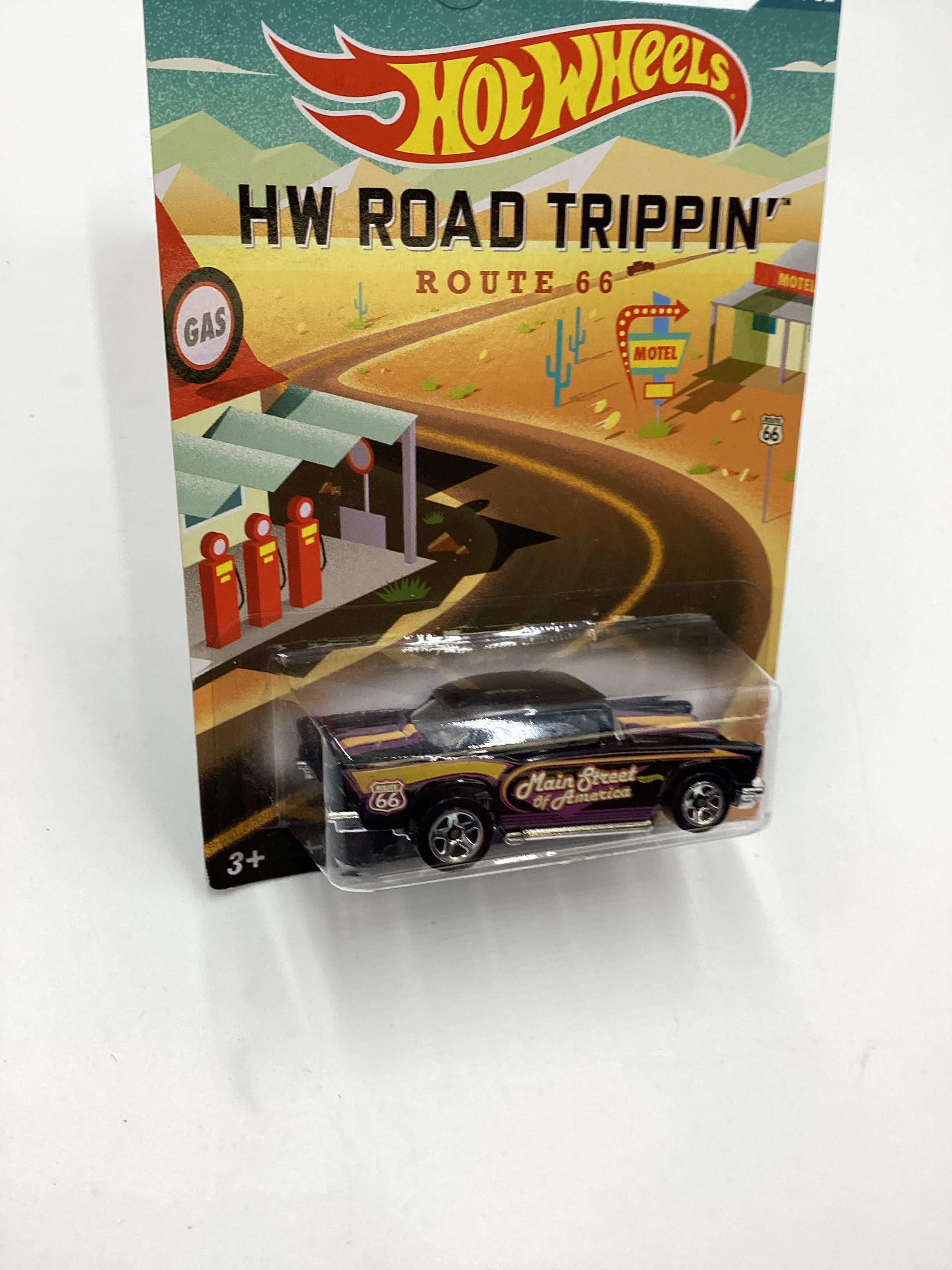 HW Road Trippin #9 57 Chevy Black 159D – carolinasdiecast