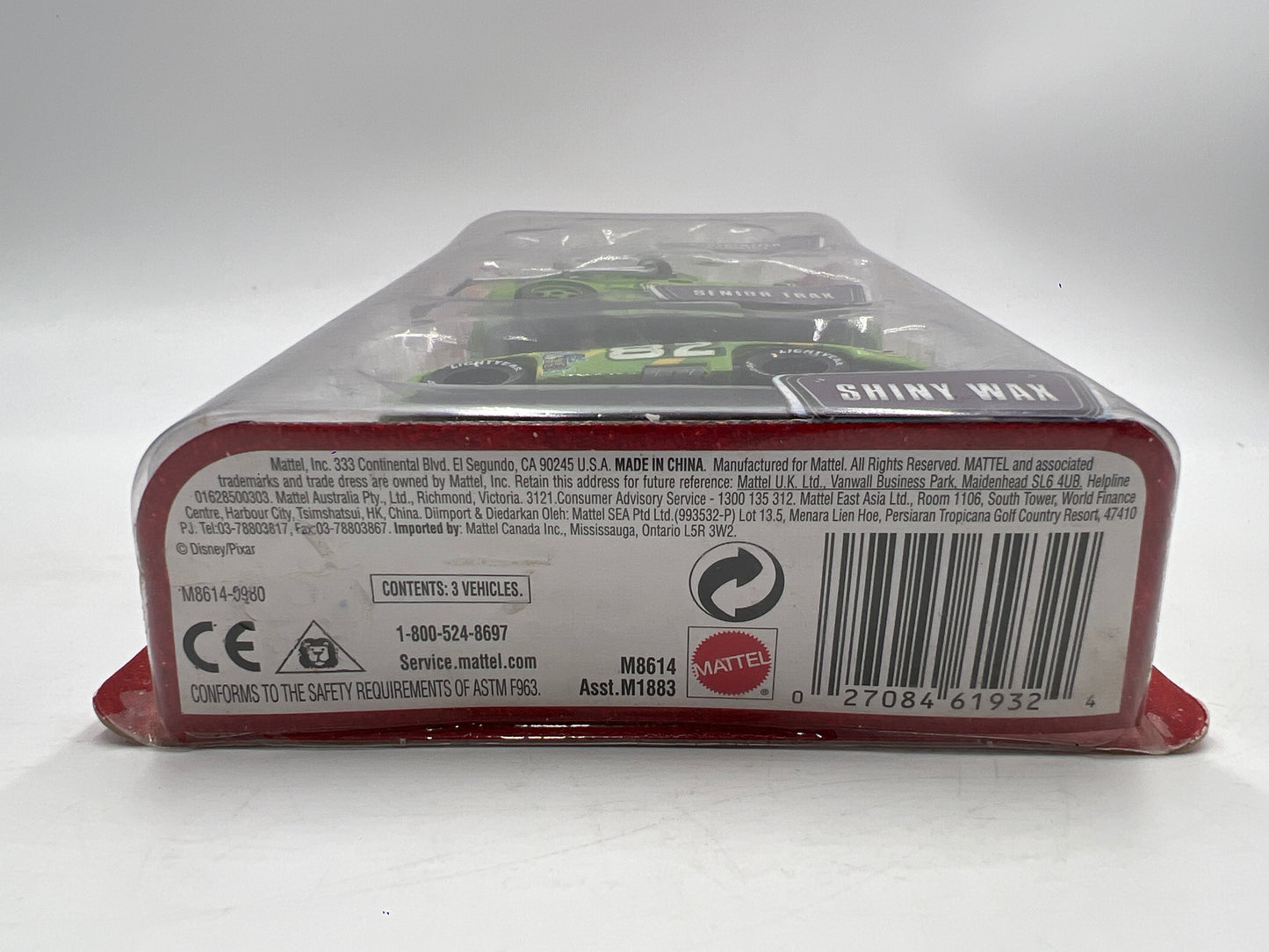 Disney Pixar The World Of Cars 3 Pack Team Shiny Wax Nebekenezer Schmidt & Senior Trax/Shiny Wax 136A