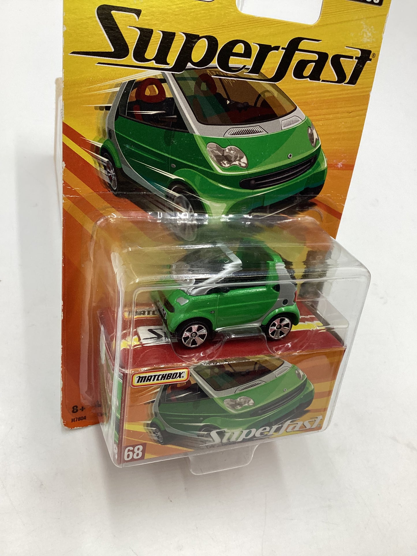 Matchbox Superfast #68 2005 Smart Fortwo Cabrio green 169B