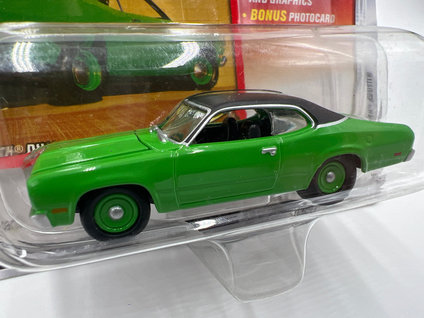 Johnny Lightning Mopar Or No Car #5 1971 Plymouth Duster Green 229A