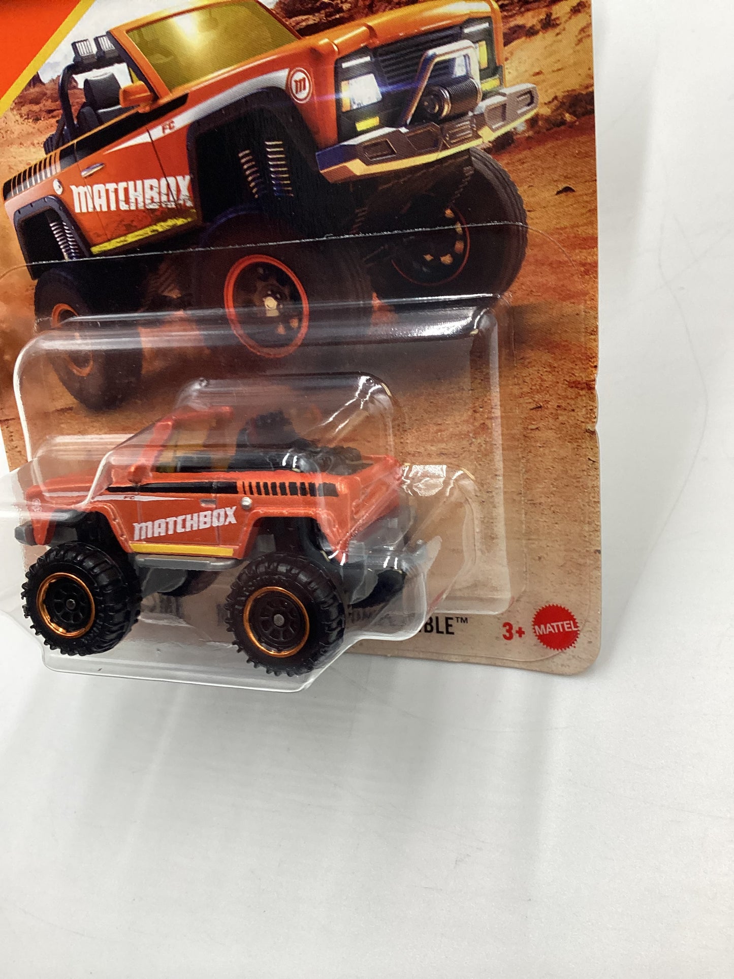 2025 Matchbox #93 MBX Field Car Convertible Orange