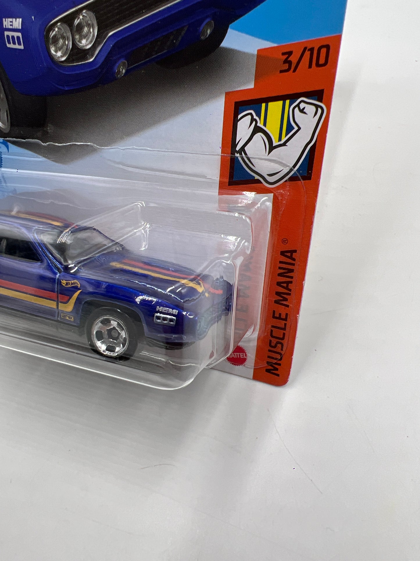 2021 Hot Wheels Muscle Mania #209 71 Plymouth Road Runner Blue 39E