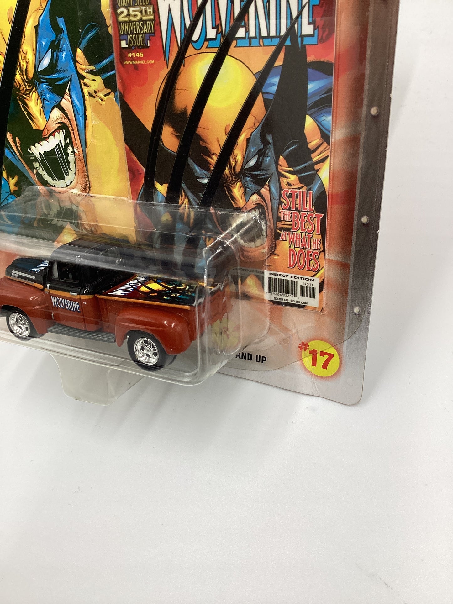 Johnny Lightning Marvel Wolverine #17 50 Ford F1 Pickup Brown *Card Not Perfect* 230A