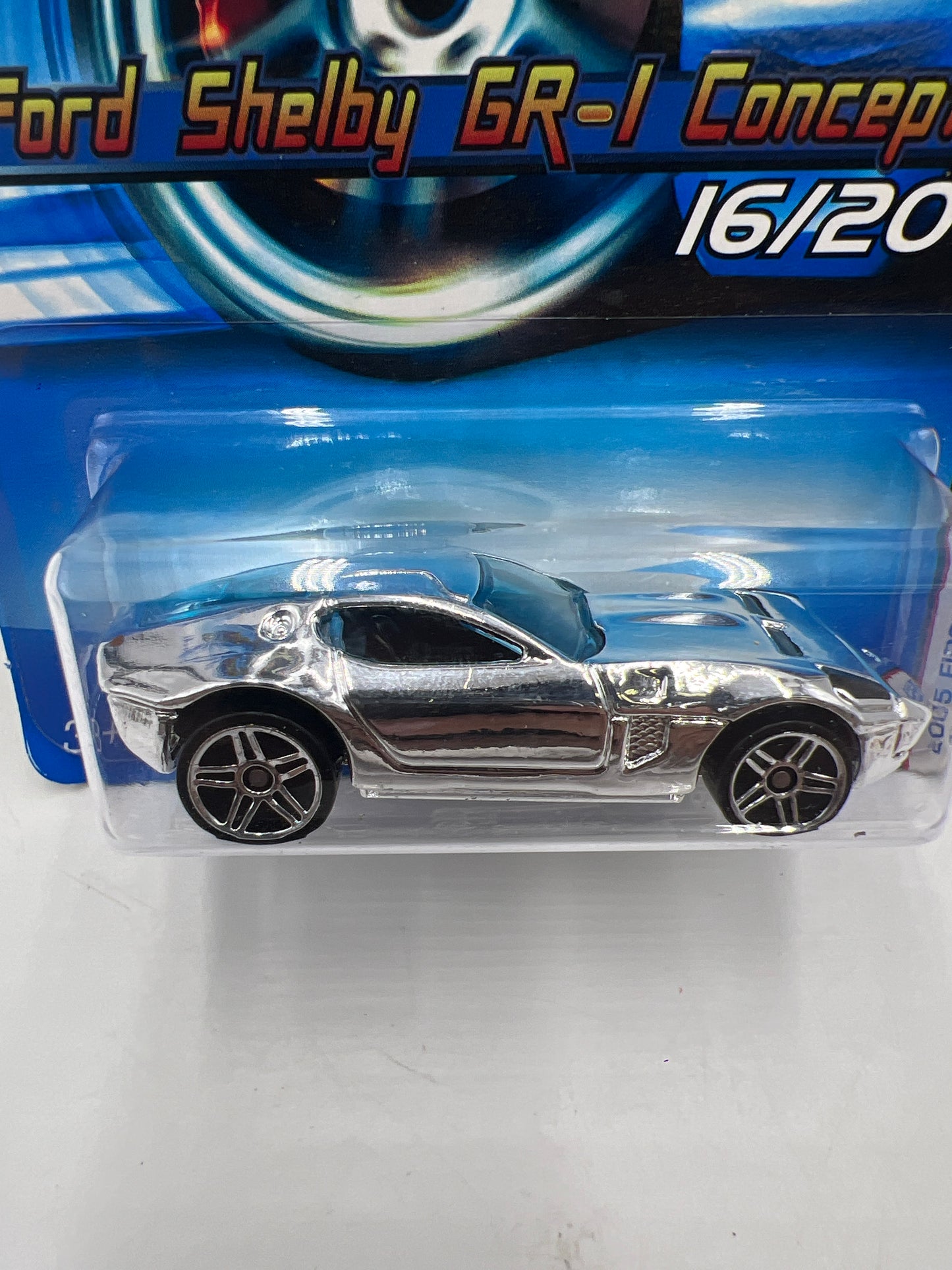 2005 Hot Wheels First Editions #016 Ford Shelby GR-I Concept Chrome 30D