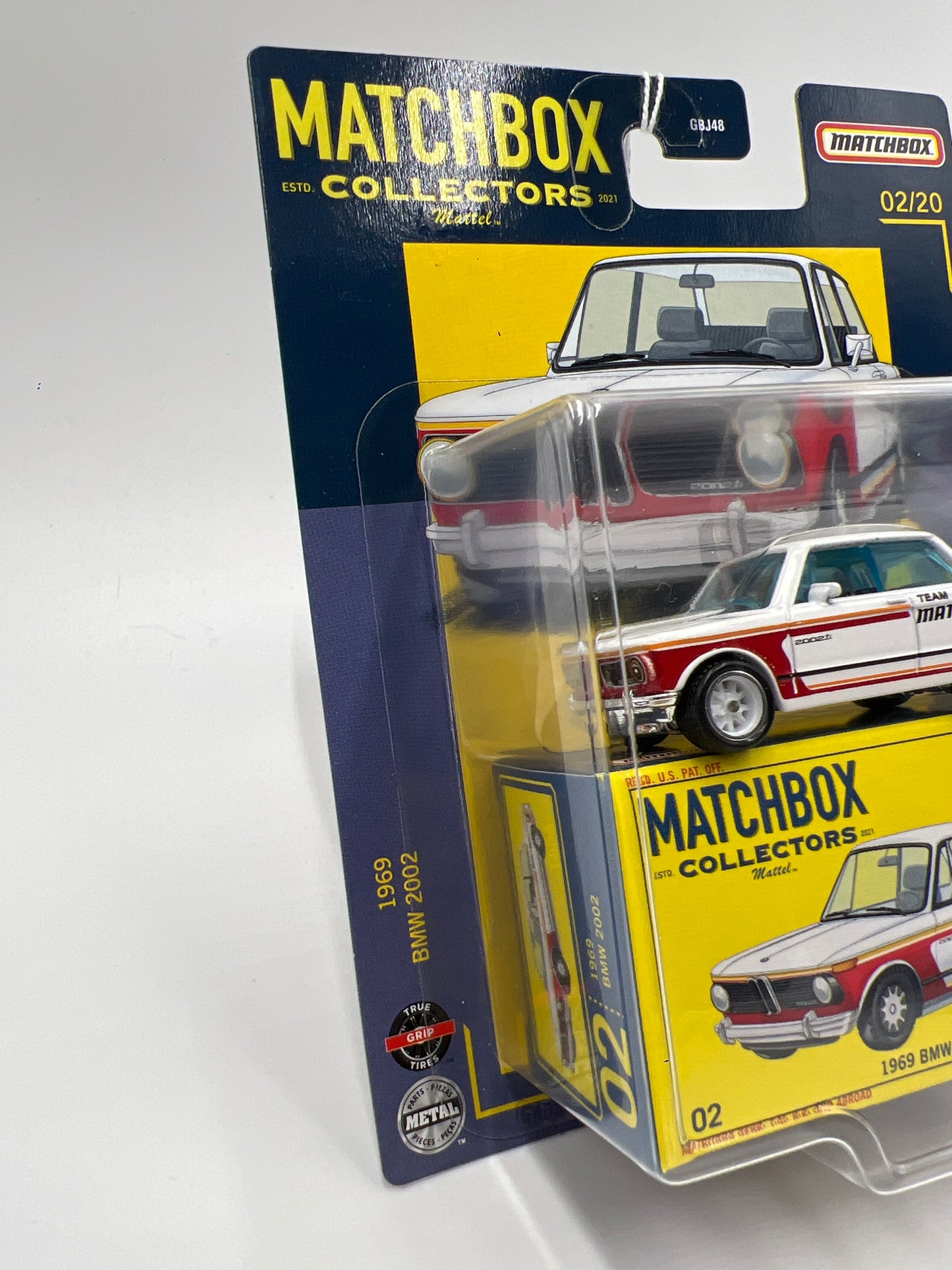 Matchbox Collectors #2 1969 BMW 2002 White 173A