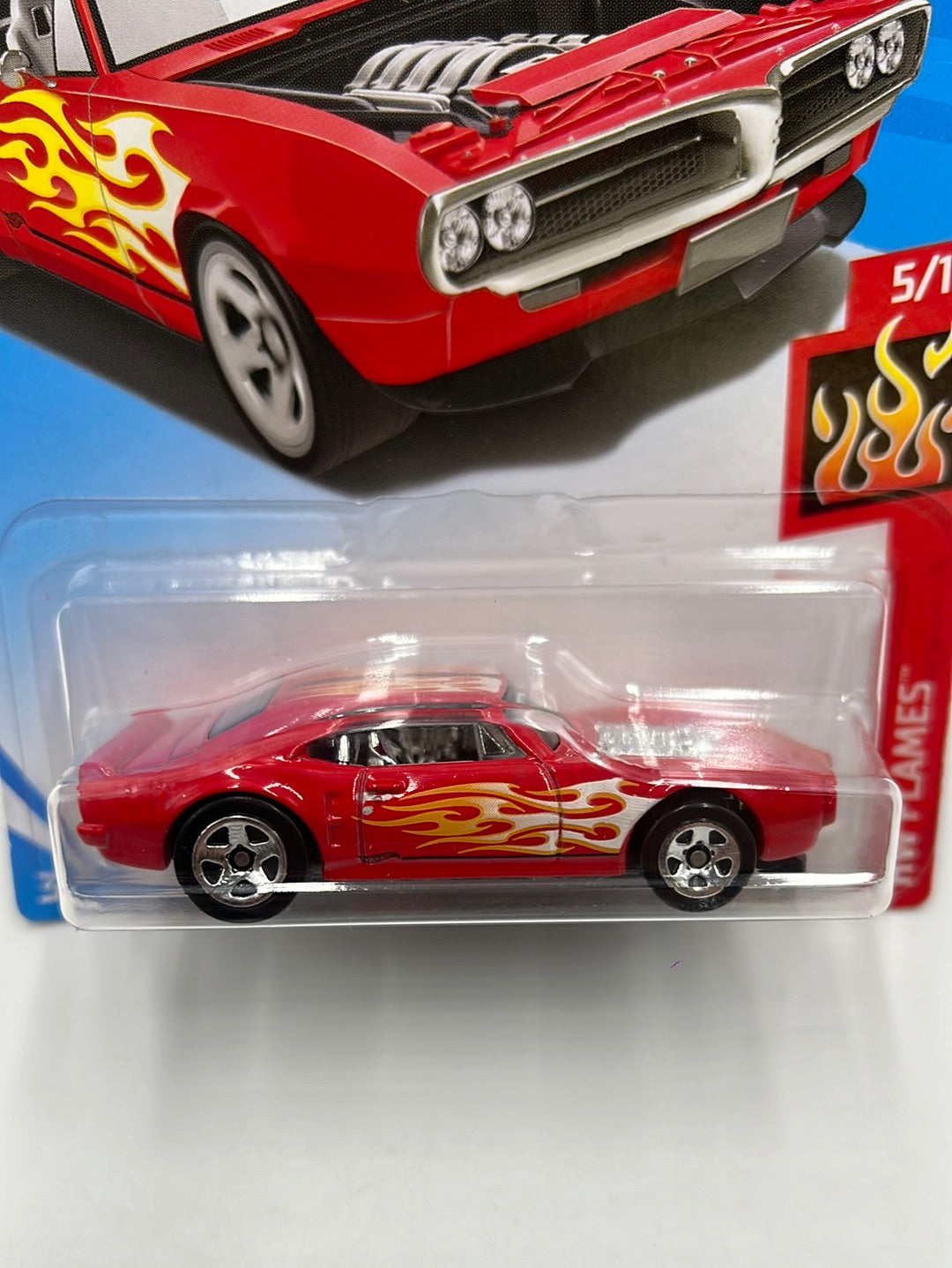 2018 Hot Wheels #128 Custom 67 Pontiac Firebird Red 37C