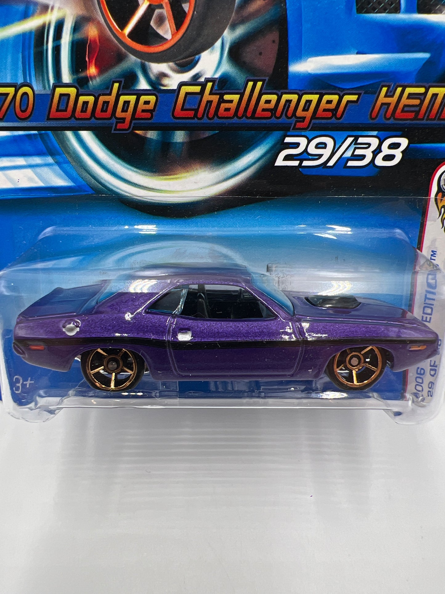 2006 Hot Wheels Faster Than Ever First Editions #29 70 Dodge Challenger Hemi Purple 40B