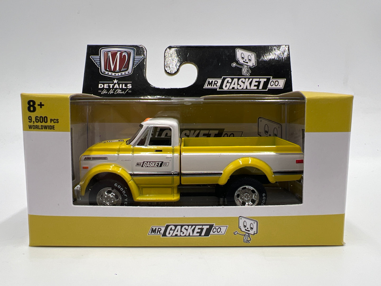 M2 Machines 1970 Chevrolet C60 Truck Yellow Mr Gasket R71
