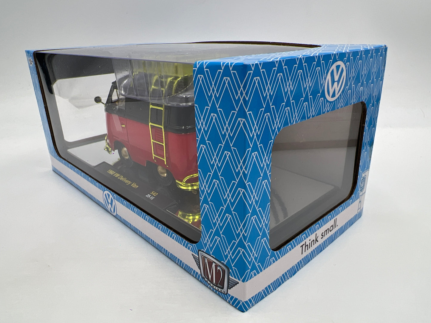 M2 Machines 1/24 CHASE 1960 VW Delivery Van Red/Black S43