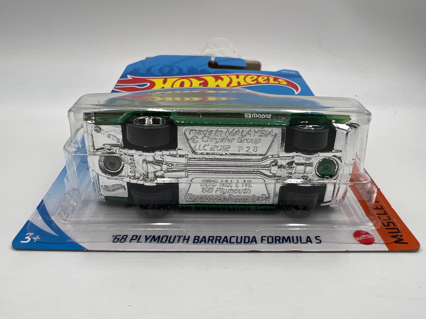 2021 Hot Wheels Muscle Mania #239 68 Plymouth Barracuda Formula S Green 38D