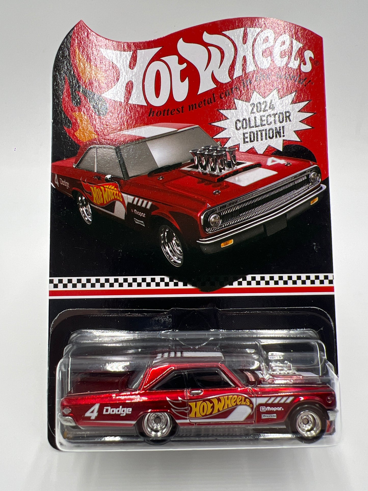 2024 Hot Wheels RLC Collector Edition Mail In #4 65 Dodge Coronet Red W/Protector