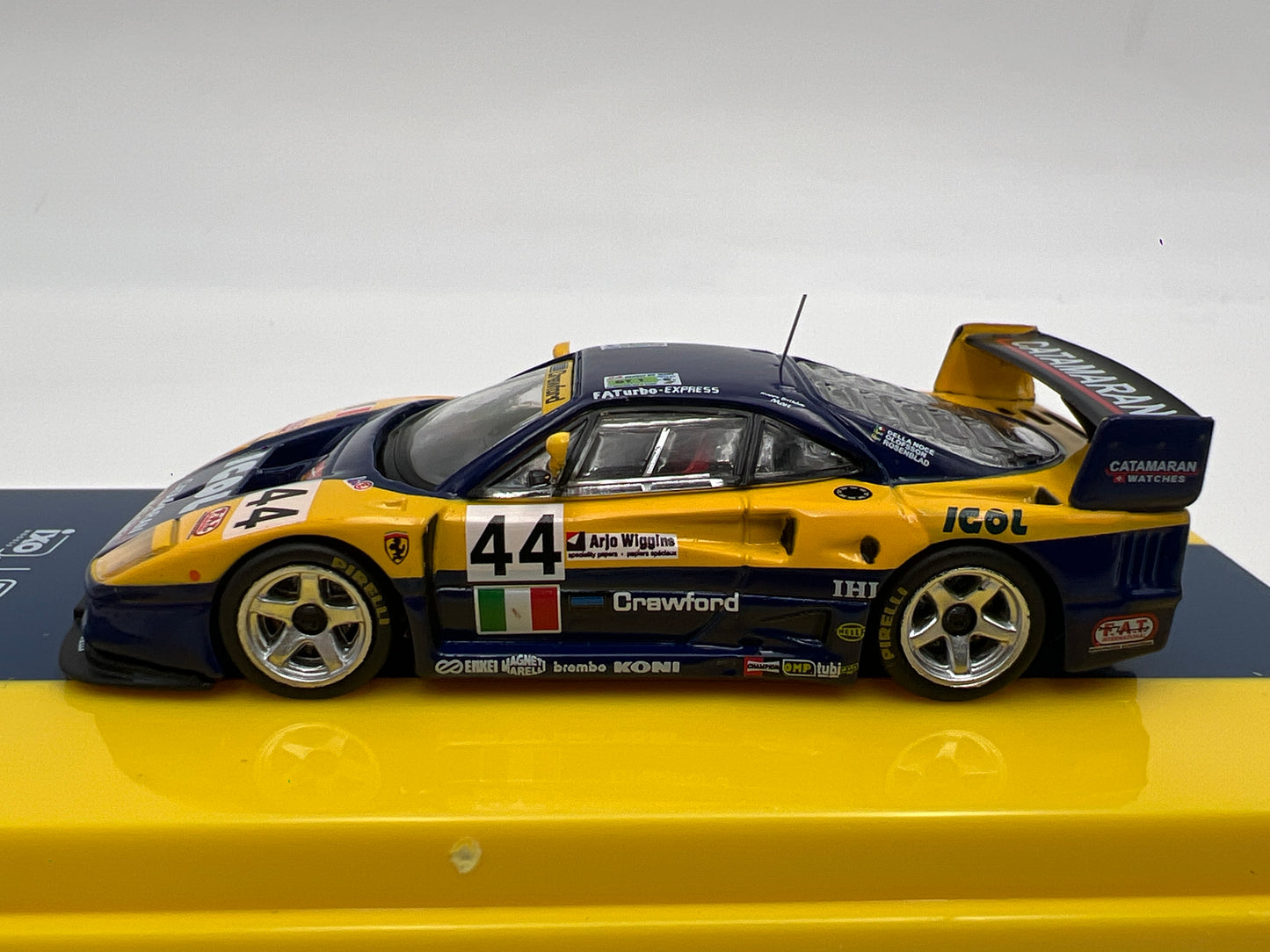 Tarmac Works x IXO Models Ferrari F40 GTE 24h Of Le Mans 1996