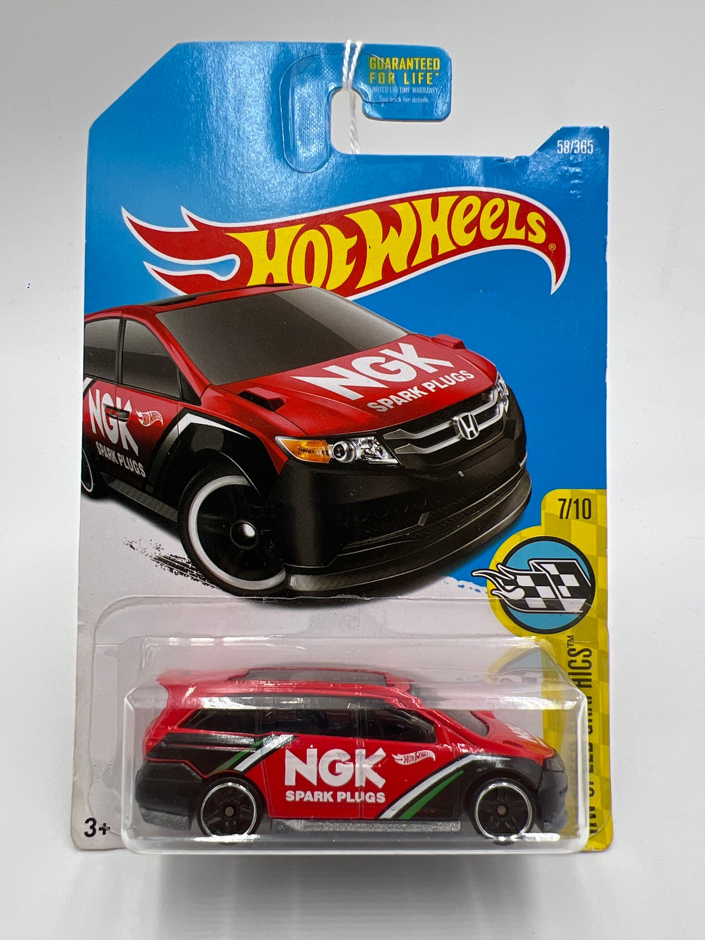 2017 Hot Wheels Speed Graphics #58 Honda Odyssey Red NGK 76A