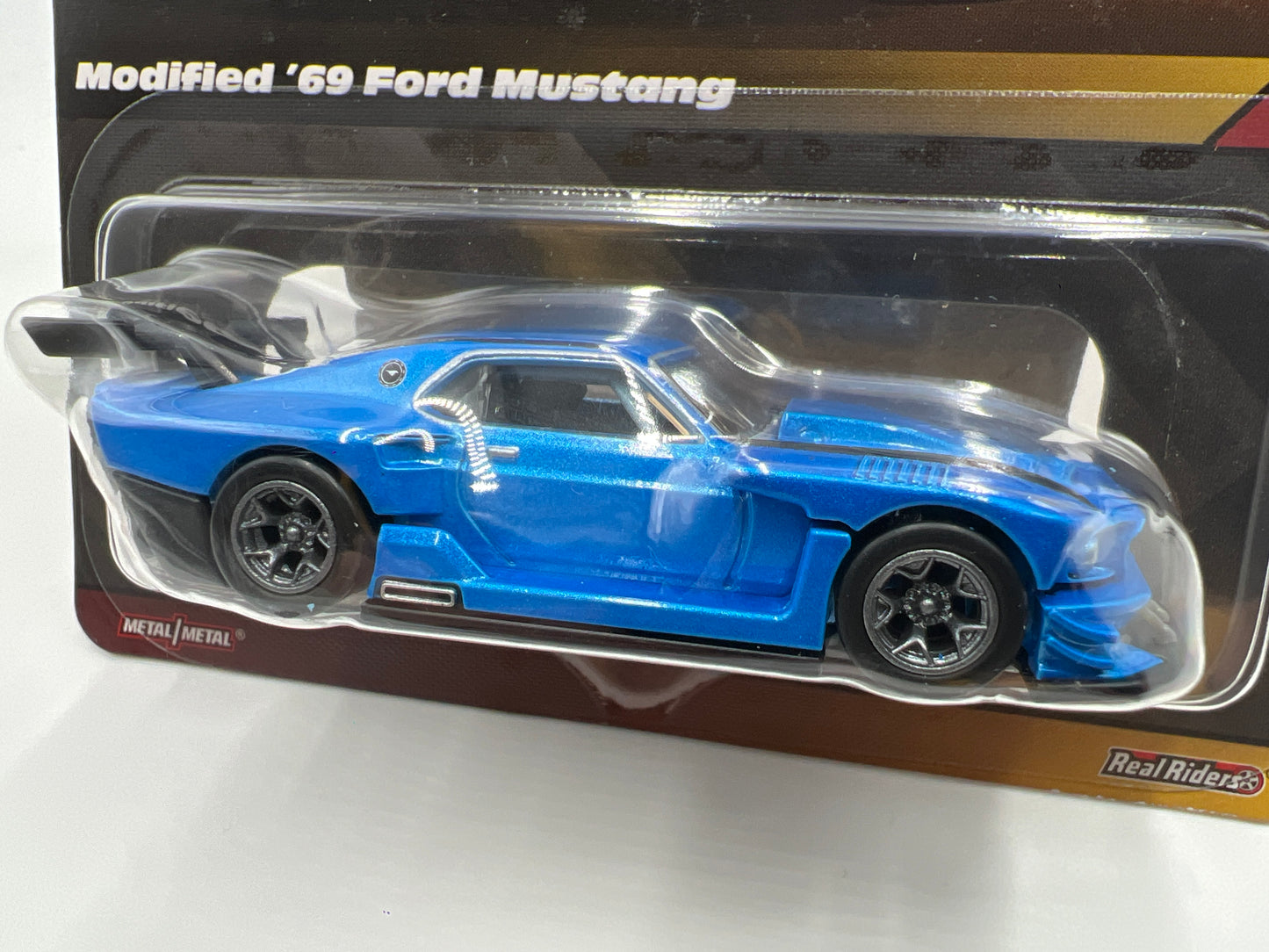 Hot Wheels RLC Elite 64 #3 Modified 69 Ford Mustang Blue W/Protector