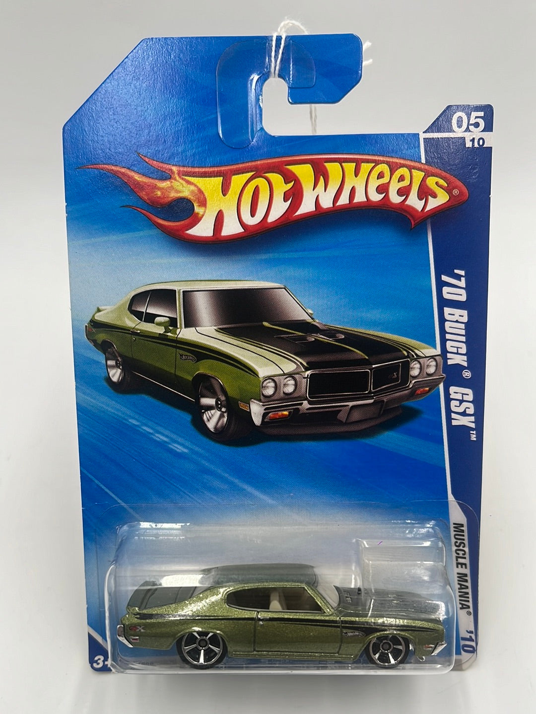 2010 Hot Wheels Muscle Mania ‘70 Buick GSX Green 83/240 57B