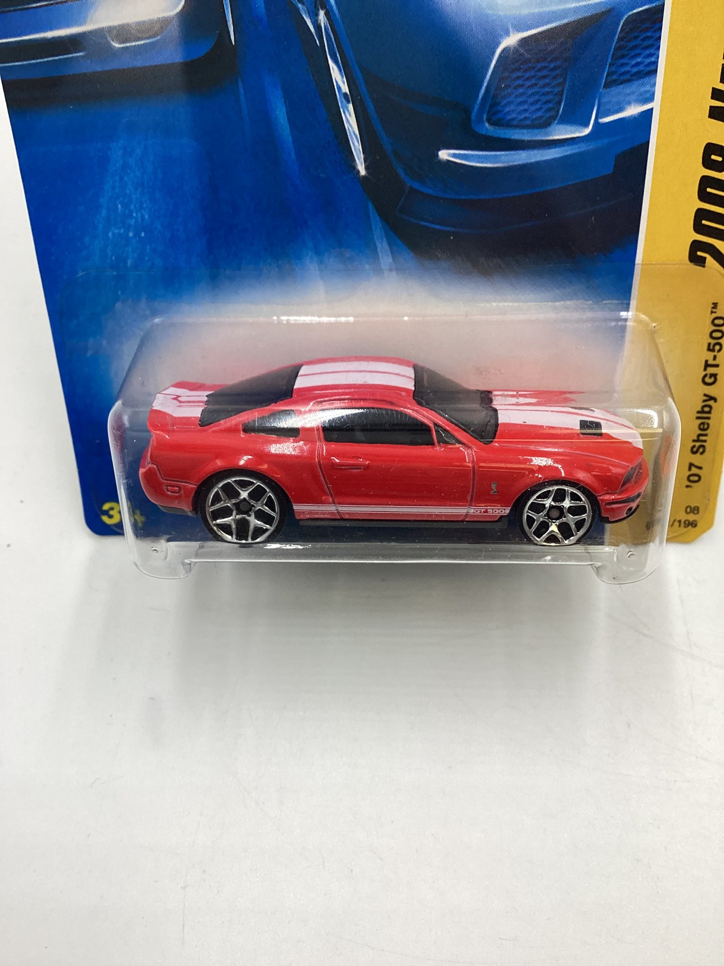 2008 Hot Wheels New Models #1 07 Shelby GT-500 Red 24H