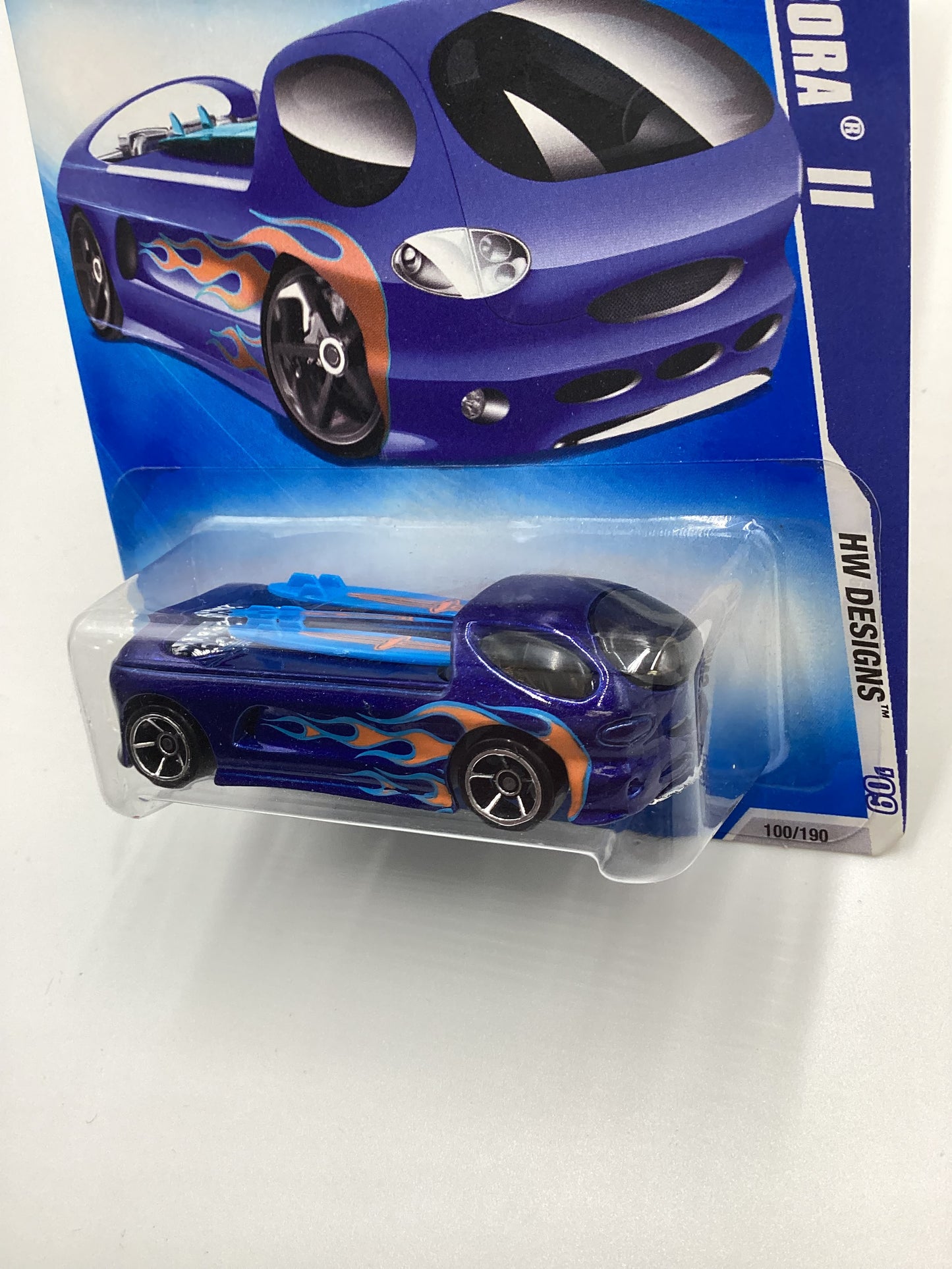 2009 Hot Wheels #100 Deora II Blue 113A