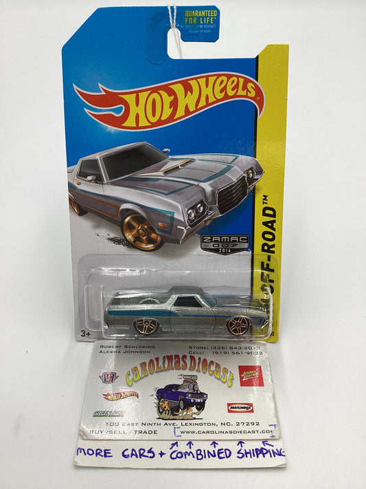 2014 Hot Wheels Zamac 007 #134 72 Ford Ranchero 147A