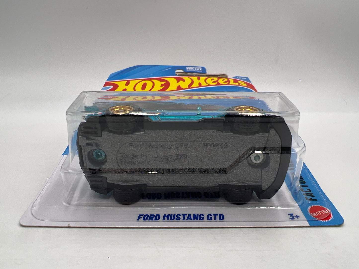 2026 Hot Wheels B Case Super Treasure Hunt #43 Ford Mustang GTD Blue W/Protector