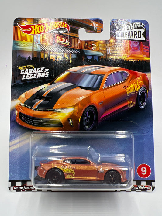 Hot Wheels Premium Boulevard #9 2018 Copo Camaro SS Orange W/Protector