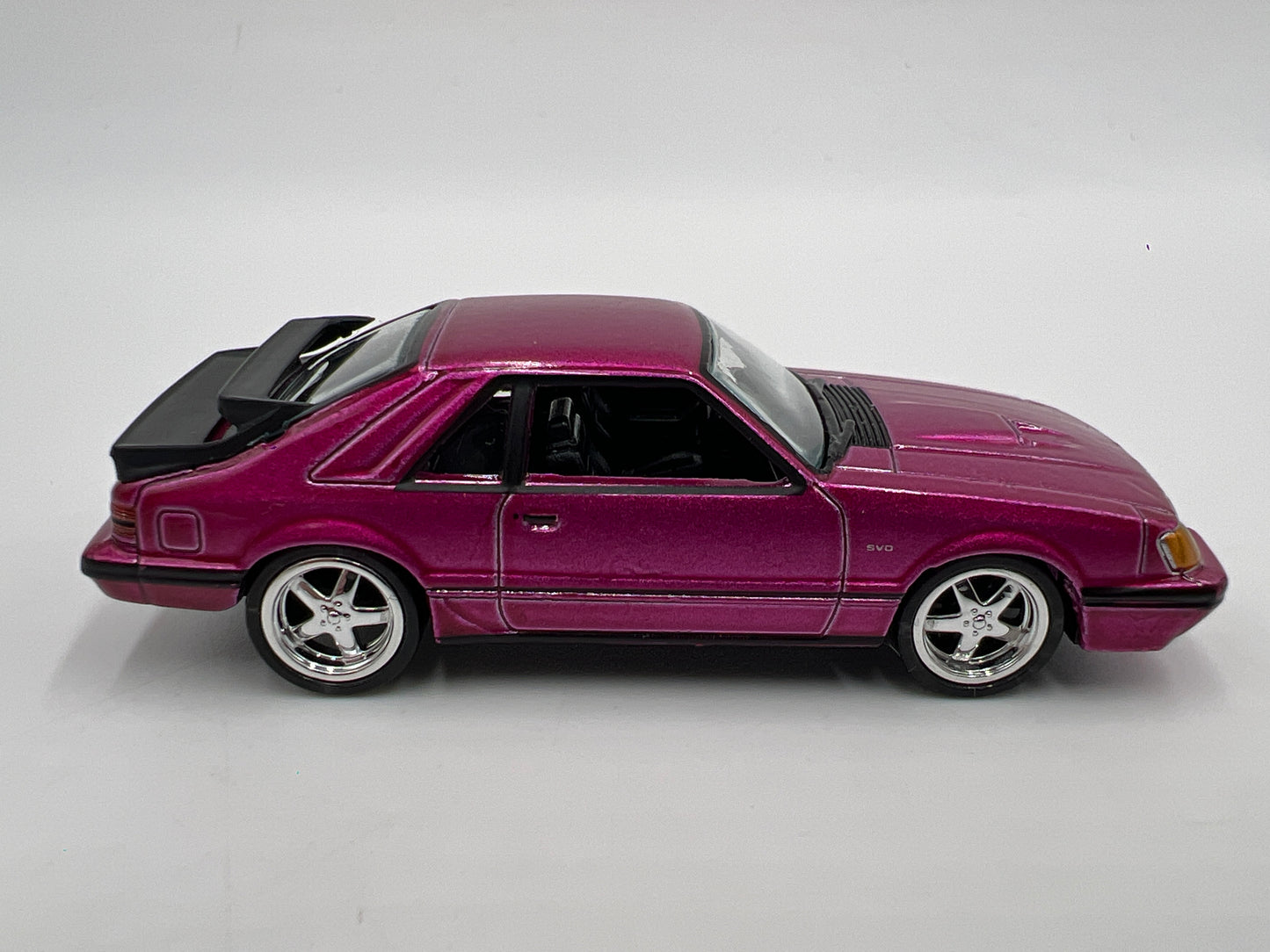 Auto World 1/64 Target Exclusive 1985 Ford Mustang SVO Pink Loose