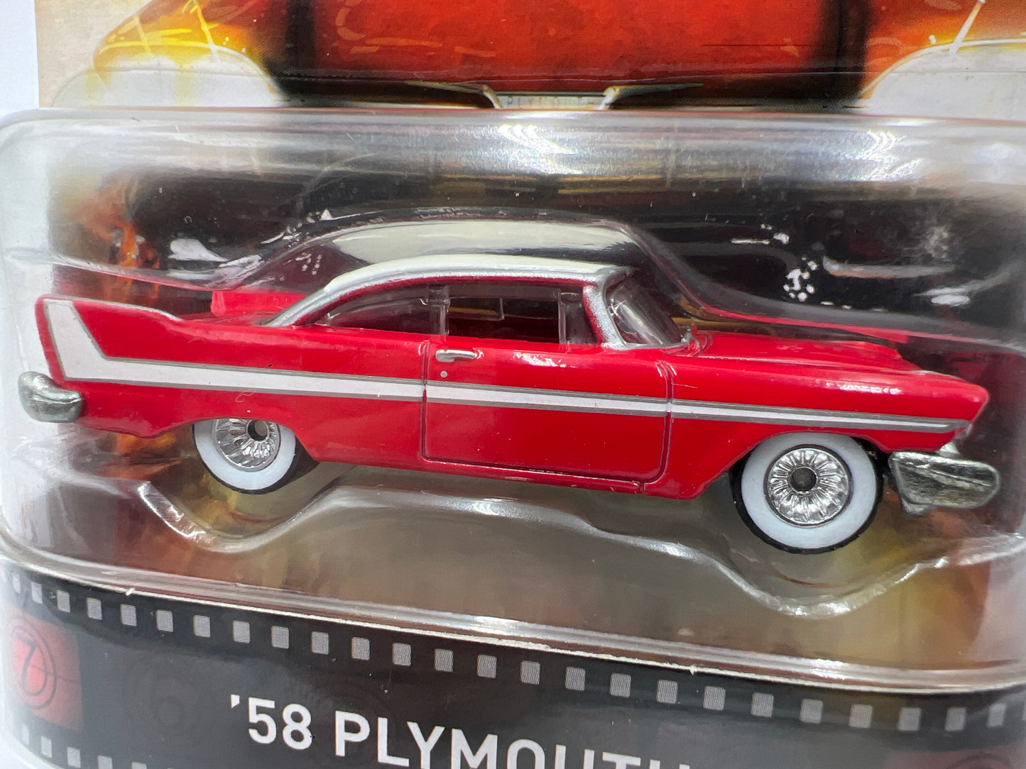 Hot Wheels Premium Retro Entertainment Christine 58 Plymouth Red W/Protector