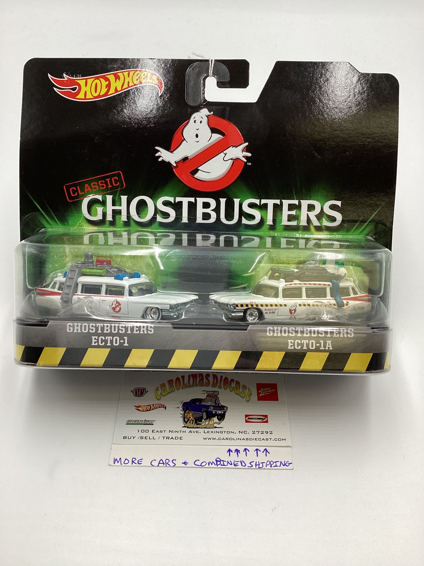 Hot wheels Classic Ghostbusters 2 Pack Premium Ghostbusters Ecto-1 & Ecto-1A 281A