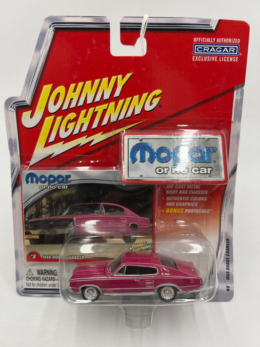Johnny Lightning Mopar Or No Car #8 1966 Dodge Charger Pink 219D