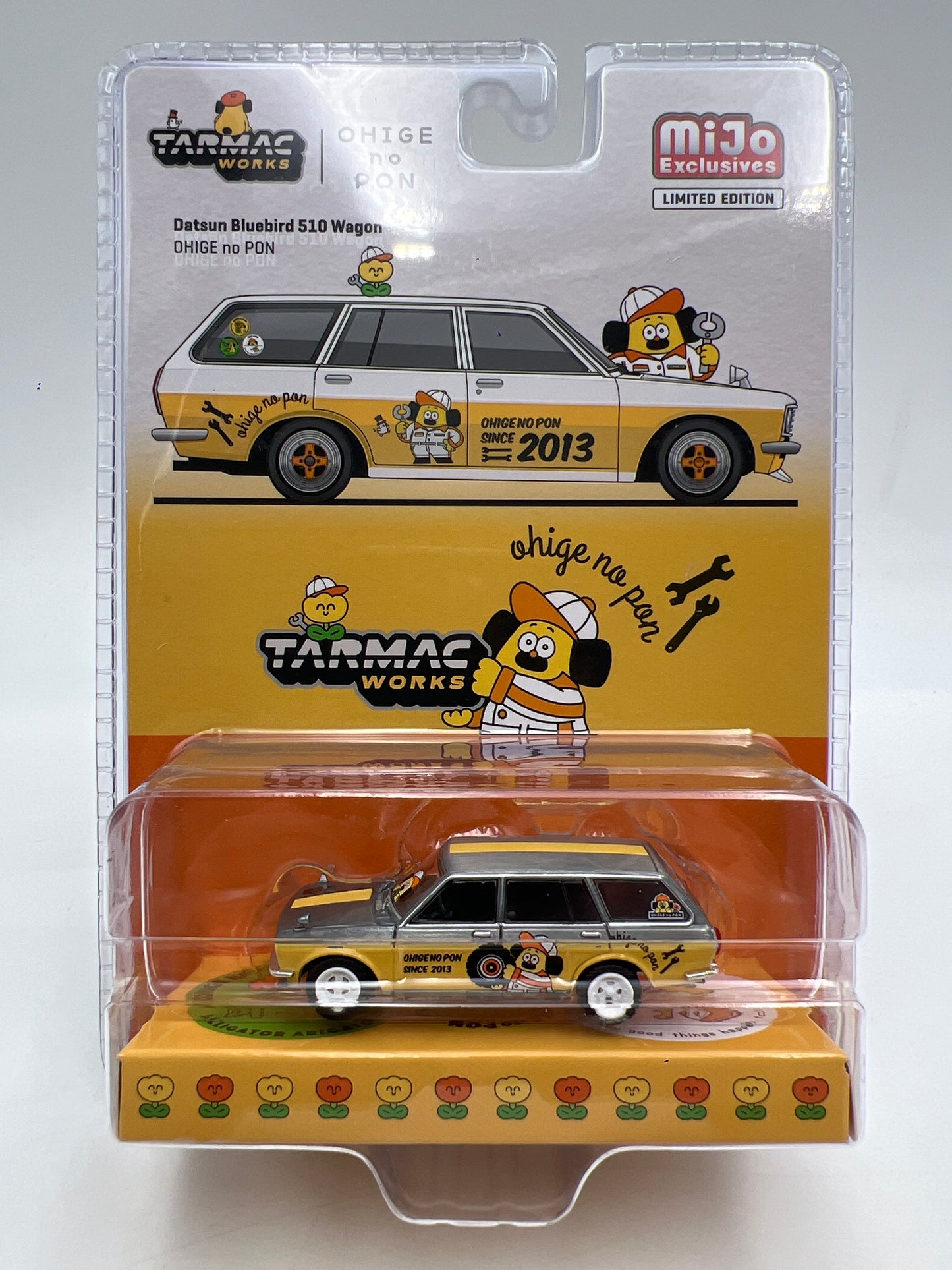 Tarmac Works Mijo Exclusives CHASE OHIGE no PON Datsun Bluebird 510 Wagon