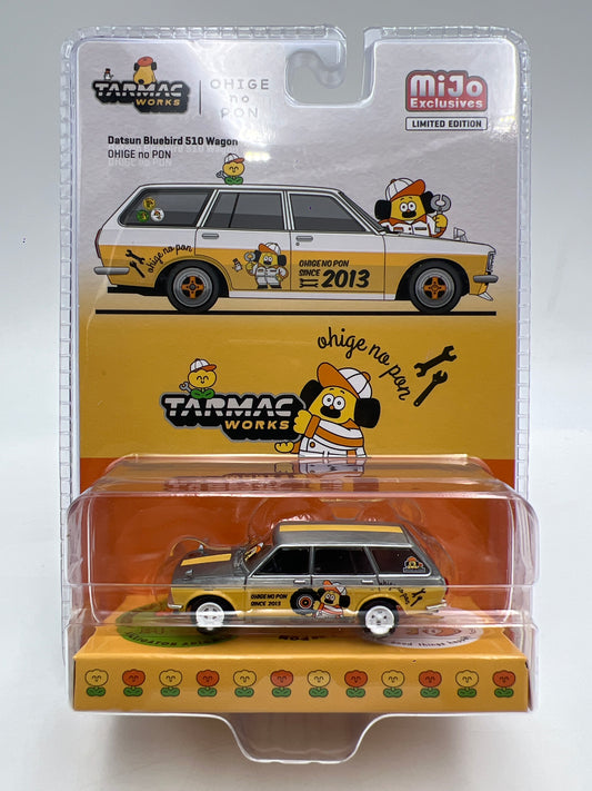 Tarmac Works Mijo Exclusives CHASE OHIGE no PON Datsun Bluebird 510 Wagon