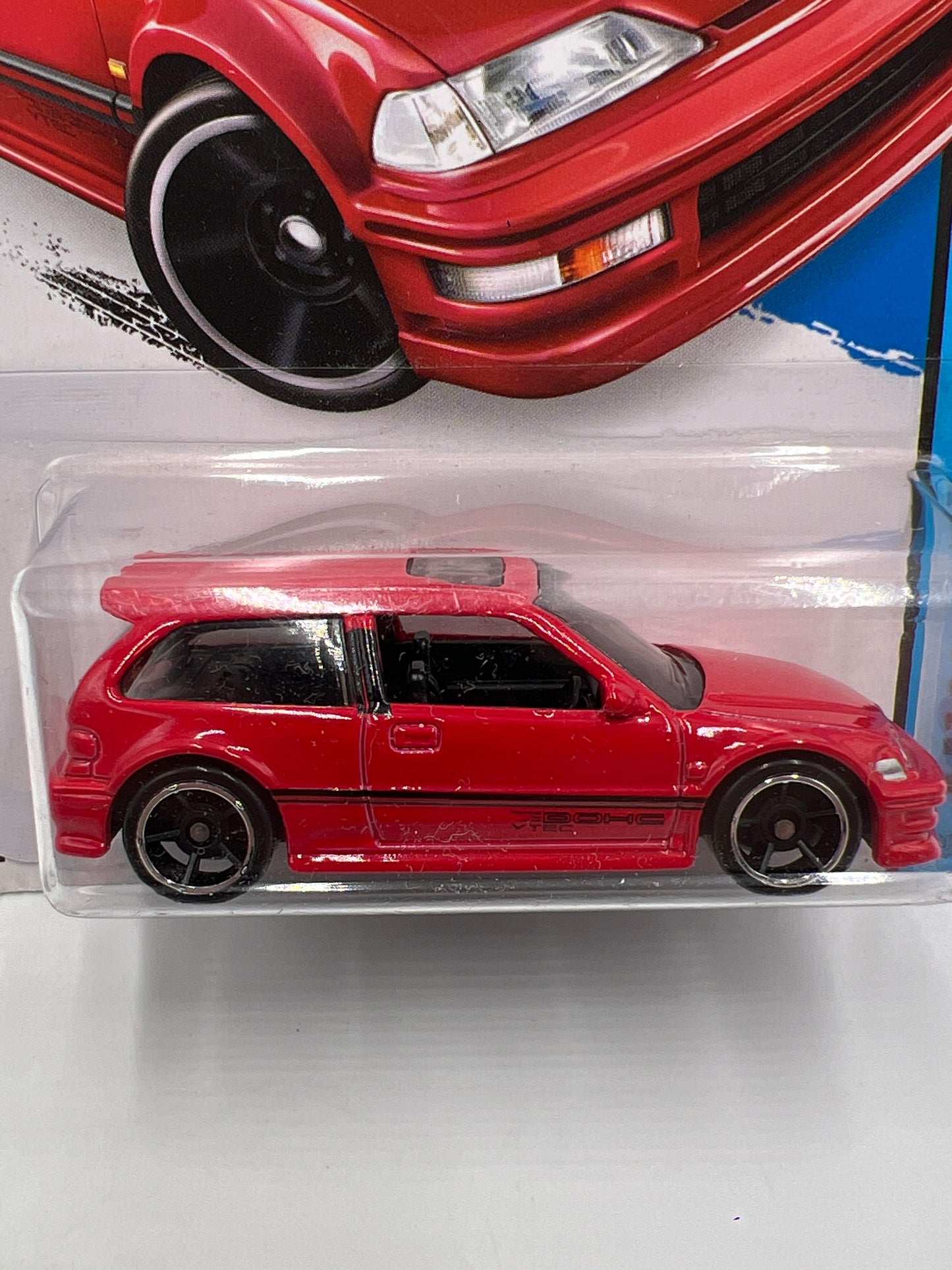 2014 Hot Wheels City #30 1990 Honda Civic EF Red