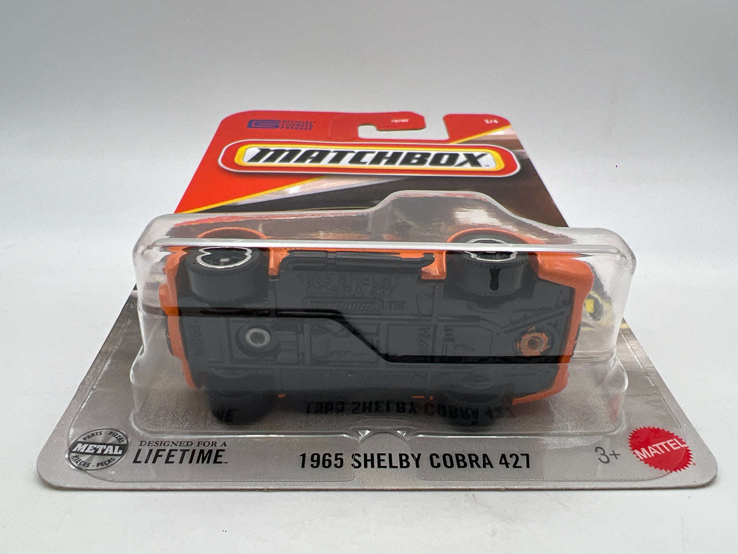 2025 Matchbox Super Chase 1965 Shelby Cobra 427 Orange W/Protector