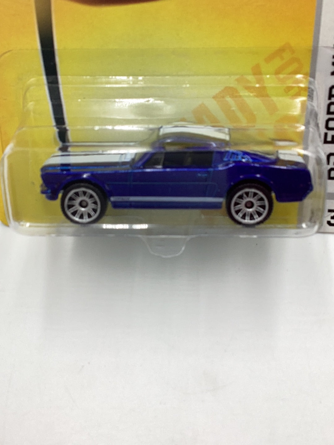 2008 Matchbox #13 65 Ford Mustang GT blue 19F