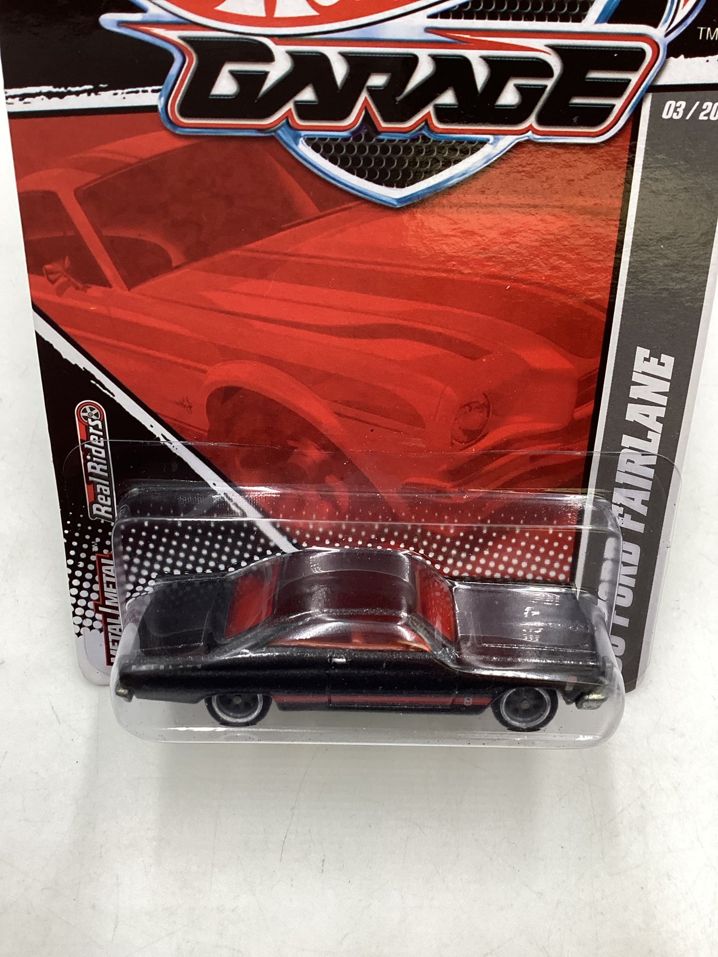 Hot Wheels Garage 03/20 66 Ford Fairlane Black metal/metal 245C