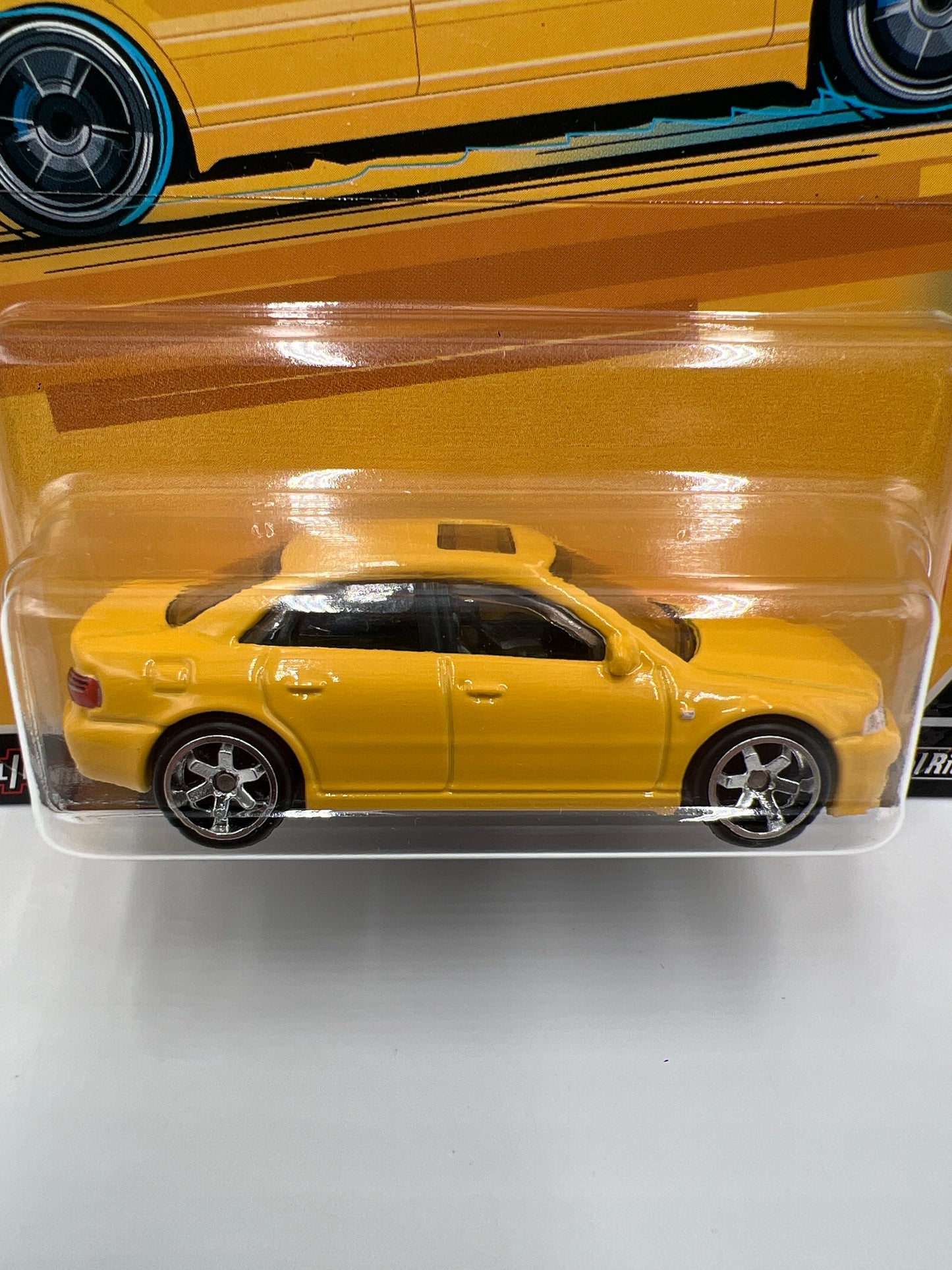 Hot Wheels Premium Deutschland Design #2 2/5 Audi S4 Quattro Yellow 253D