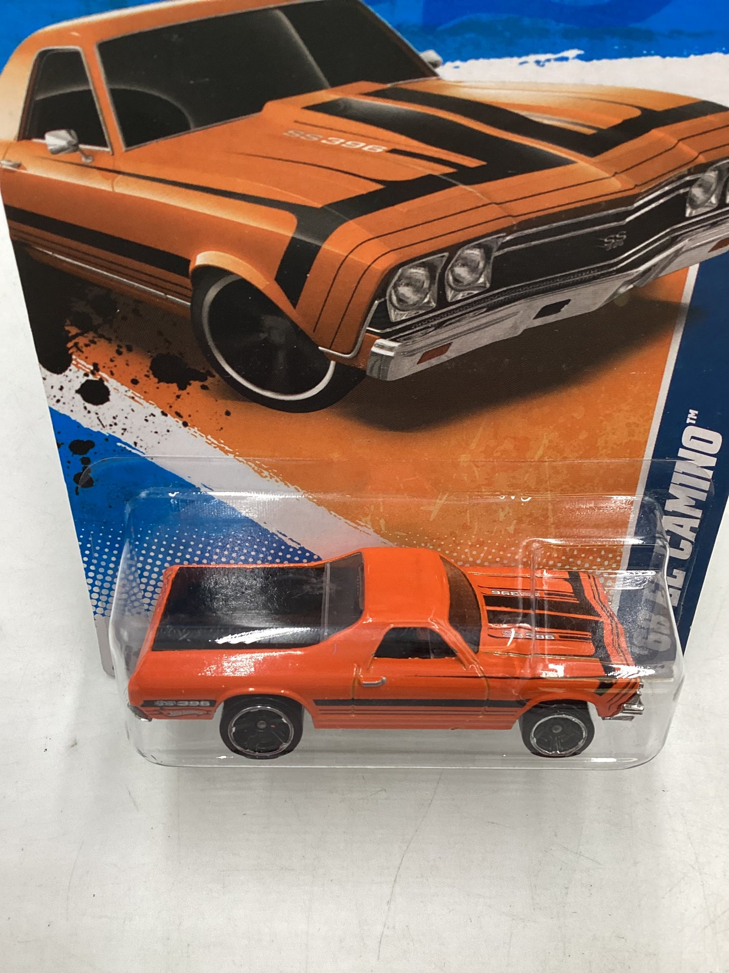 2011 Hot wheels #104 68 El Camino Orange 7i