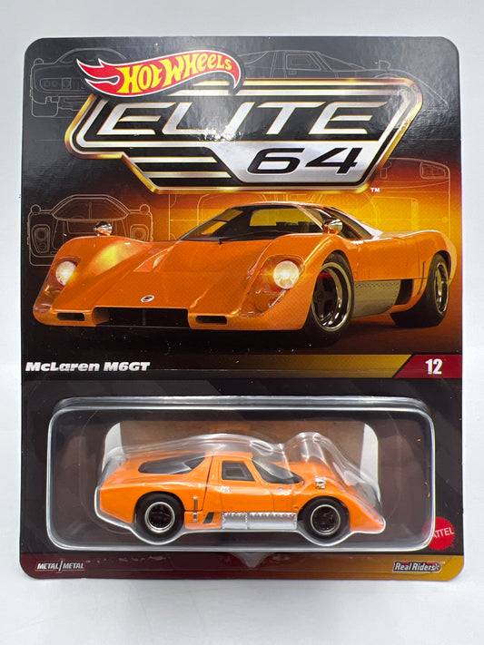 Hot Wheels RLC Elite 64 #12 McLaren M6GT Orange W/Protector