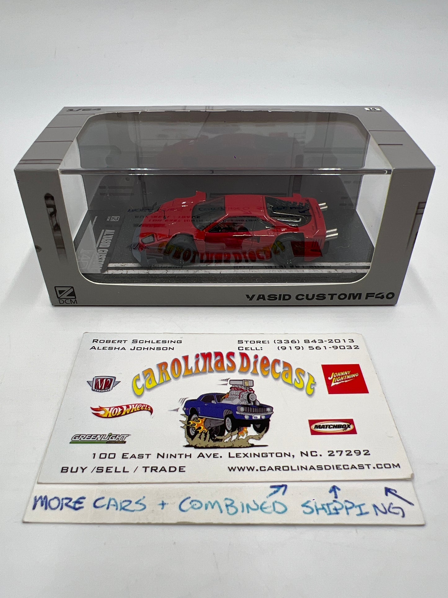 DCM 1/64 #14/599 AI.Yasid Custom Ferrari F40 Red