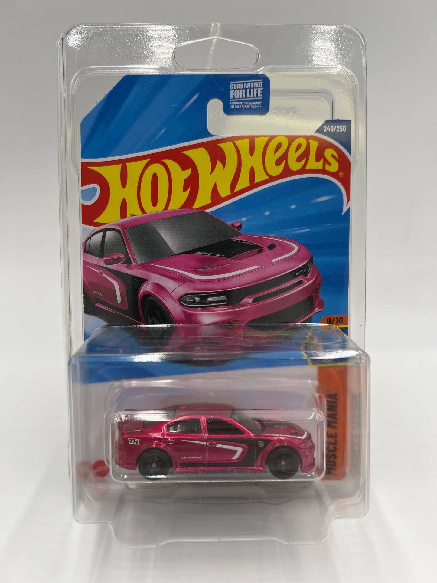 2025 Hot Wheels N Case Super Treasure Hunt #240 20 Dodge Charger Hellcat Pink W/Protector #1