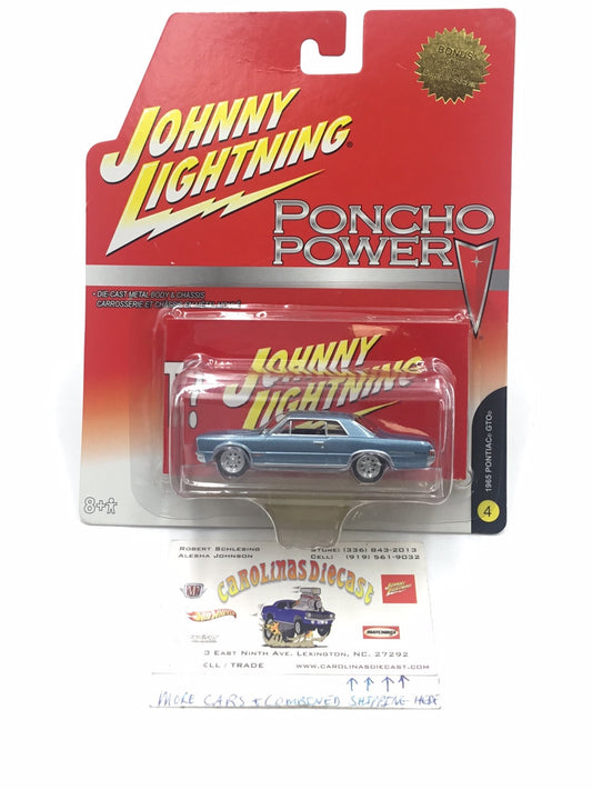Johnny lightning Poncho Power 1965 Pontiac GTO QQ2