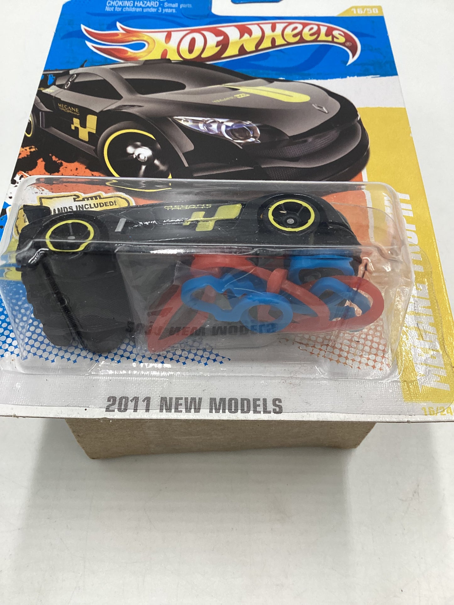 2011 Hot Wheels #16 Megane Trophy Black W/Car Bands Target Exclusive 235E