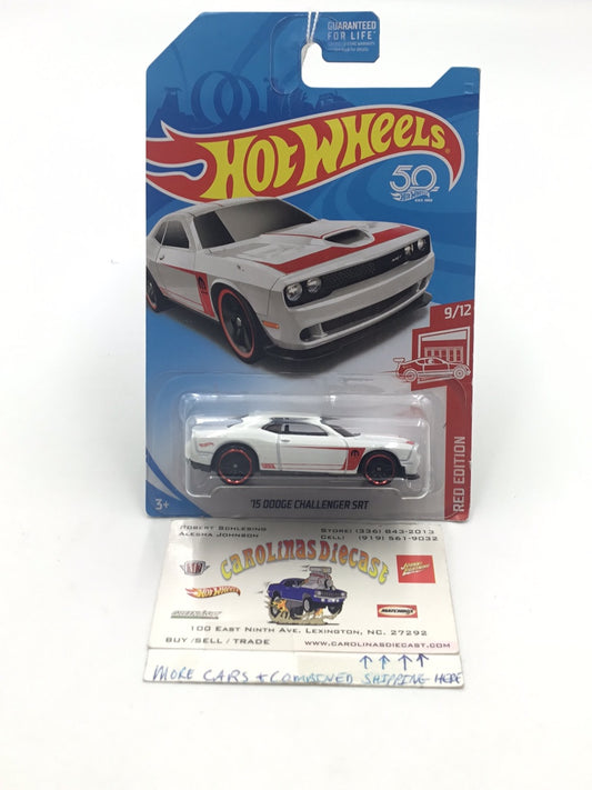 2018 Hot Wheels #9 15 Dodge Challenger Srt Target Red Edition GG5