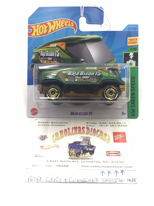 2023 hot wheels N Case Short Card #143 Baja Bison T5 123i