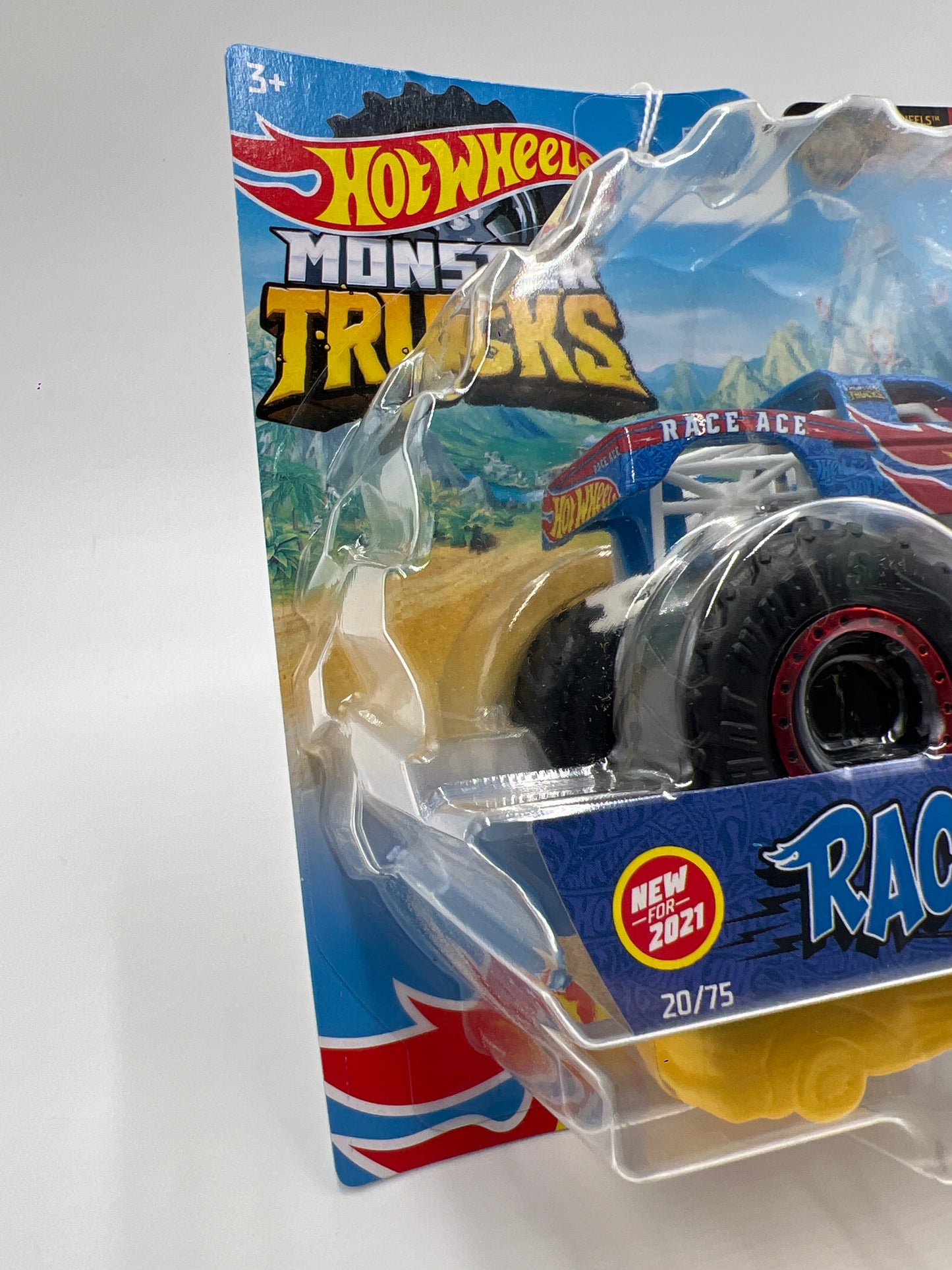 2021 Hot Wheels Monster Trucks HW MT Live #20 Race Ace 133D