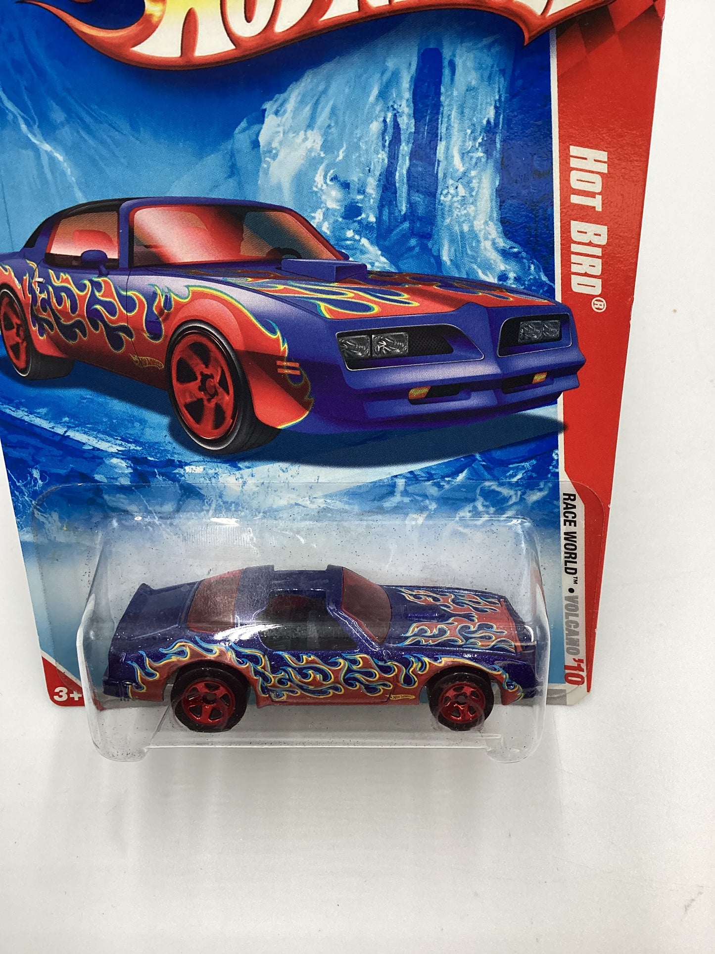 2010 Hot Wheels #210 Hot Bird Blue/Red 53B