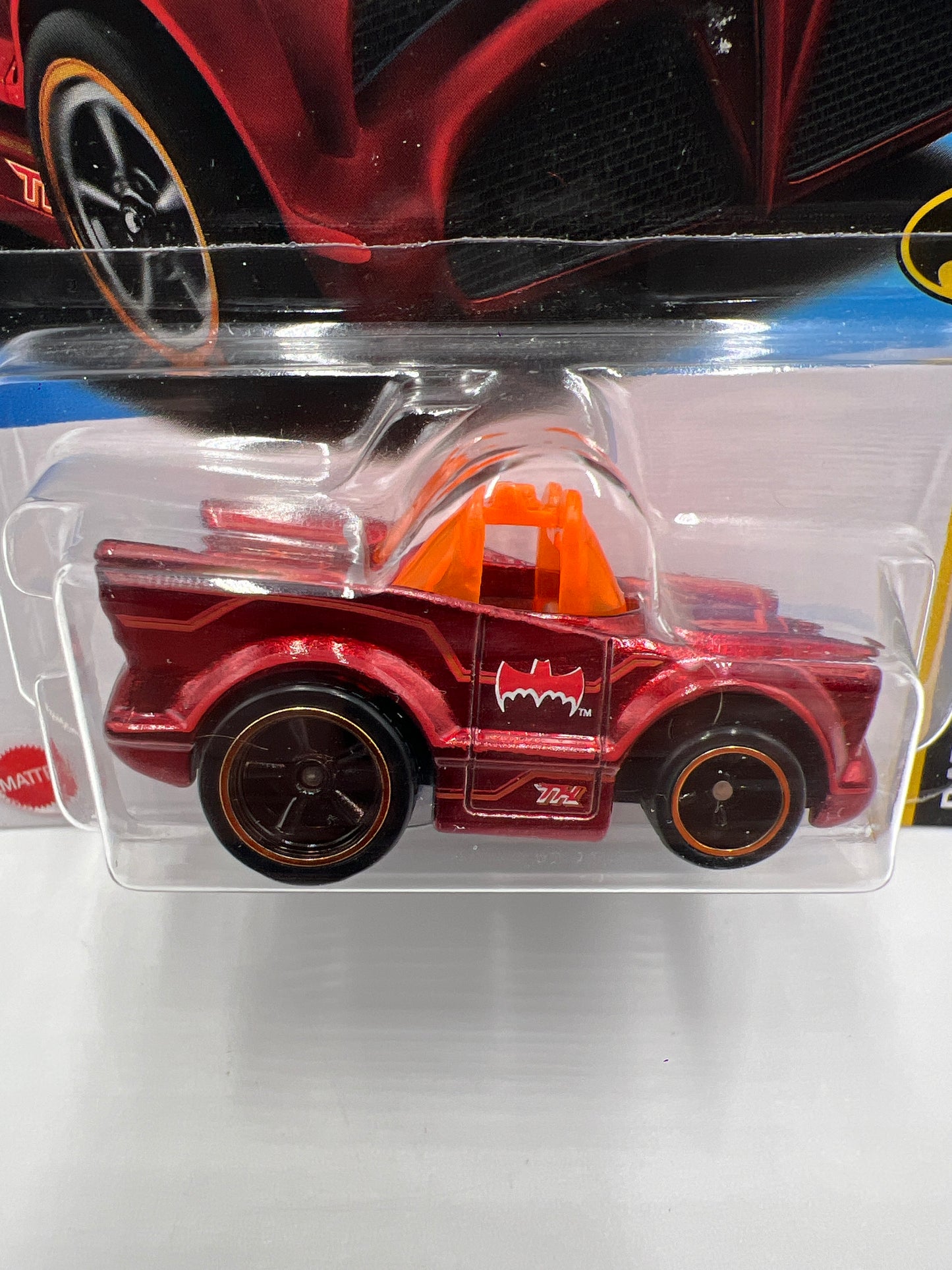 2023 Hot Wheels Super Treasure Hunt #3 Classic TV Series Batmobile Red W/Protector