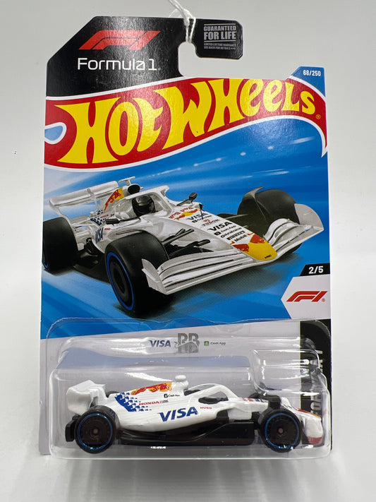 2026 Hot Wheels D E Case #68 Visa Cash App Racing Bulls Formula One Team White 113C