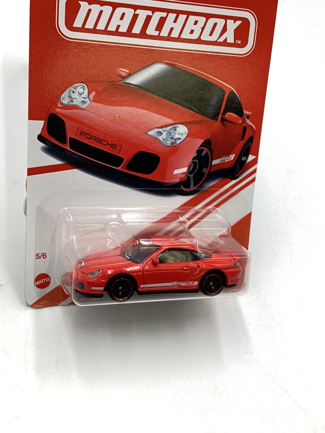 2024 Matchbox 5/6 Porsche 911 Turbo Target Red 161A