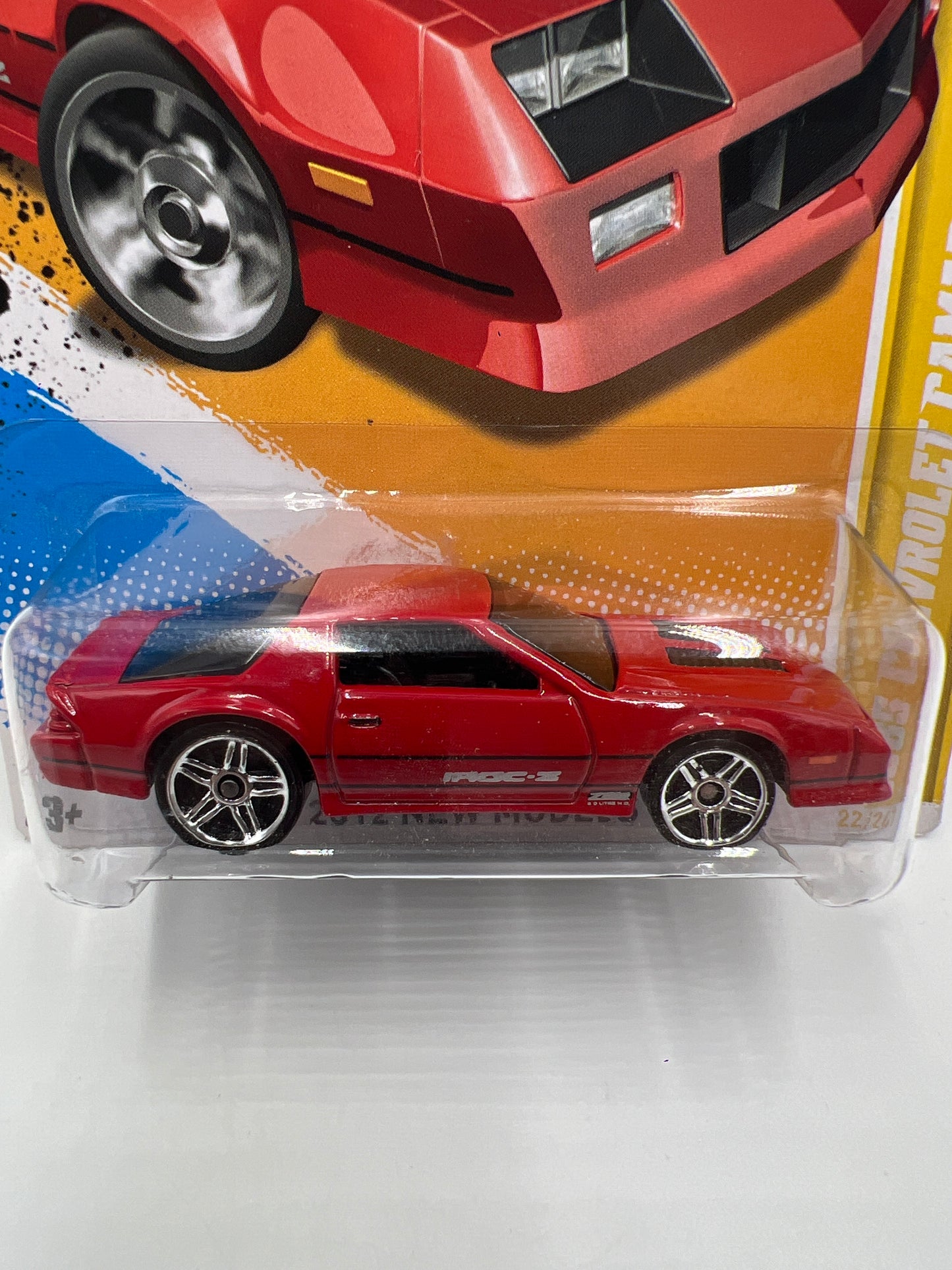 2012 Hot Wheels New Models #22 1985 Chevrolet Camaro IROC-Z Red SR