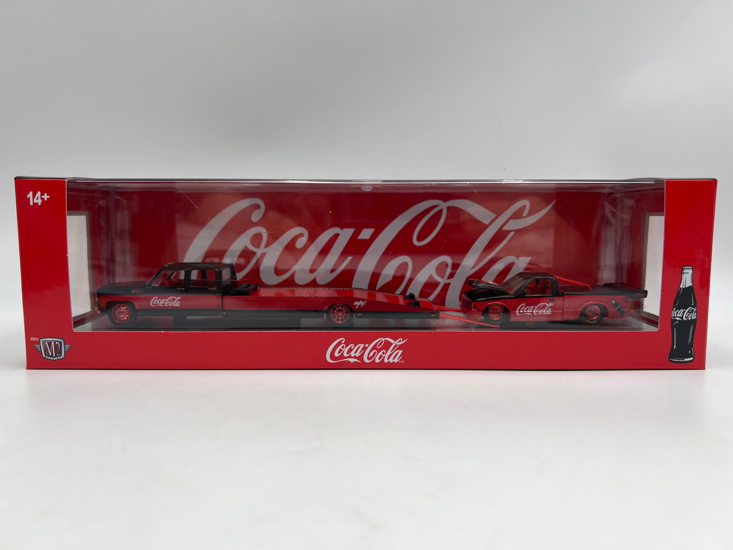 M2 Machines Auto Haulers S05 CHASE Coca Cola 1973 GMC Ramp Truck & 1995 GMC Sonoma 15